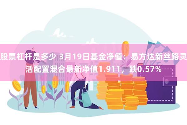 股票杠杆是多少 3月19日基金净值：易方达新丝路灵活配置混合最新净值1.911，跌0.57%