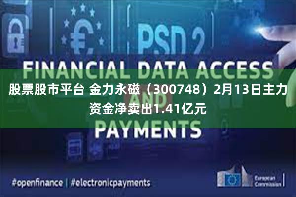 股票股市平台 金力永磁（300748）2月13日主力资金净卖出1.41亿元