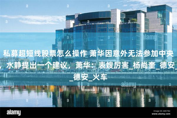 私募超短线股票怎么操作 萧华因意外无法参加中央会议，水静提出一个建议，萧华：表嫂厉害_杨尚奎_德安_火车